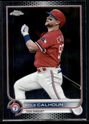 _10 2022 Topps Chrome Kole Calhoun Los Angeles Angels #17