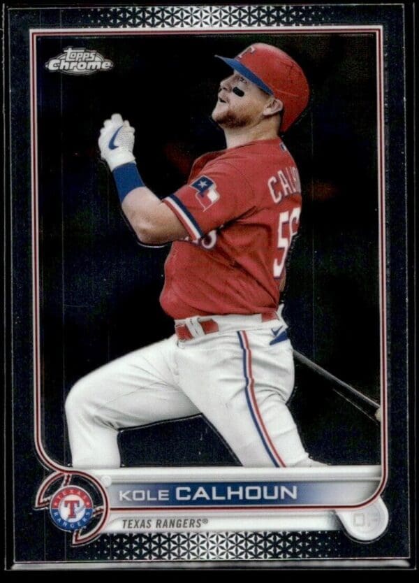 2022 Topps Chrome Kole Calhoun Los Angeles Angels #17