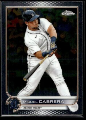_10 2022 Topps Chrome Miguel Cabrera Detroit Tigers #96