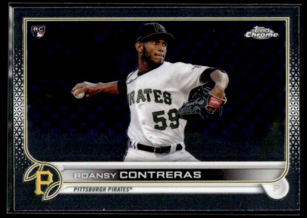 _10 2022 Topps Chrome Roansy Contreras Rookie Pittsburgh Pirates #53