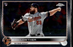 2022 Topps Chrome Zac Lowther Baltimore Orioles #159