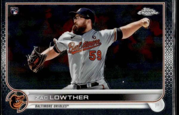 _10 2022 Topps Chrome Zac Lowther Baltimore Orioles #159