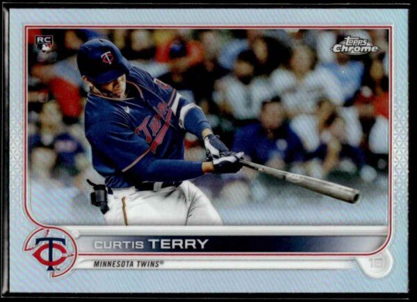 2022 Topps Chrome Curtis Terry Rookie Minnesota Twins #68 Refractor
