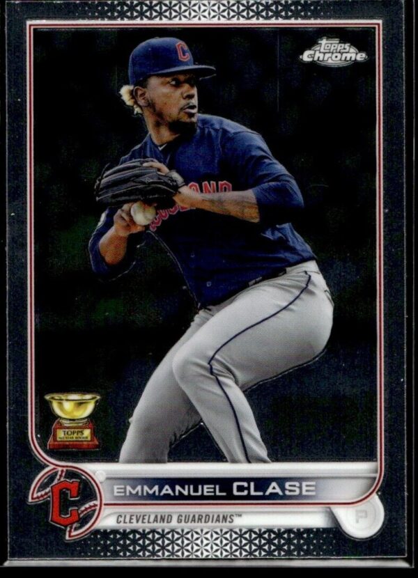 _10 2022 Topps Chrome Emmanuel Clase Cleveland Guardians #130