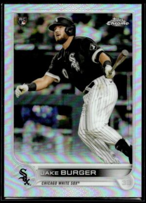 2022 Topps Chrome Jake Burger Rookie Chicago White Sox #29 Refractor