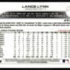 2022 Topps Chrome Lance Lynn Texas Rangers #60