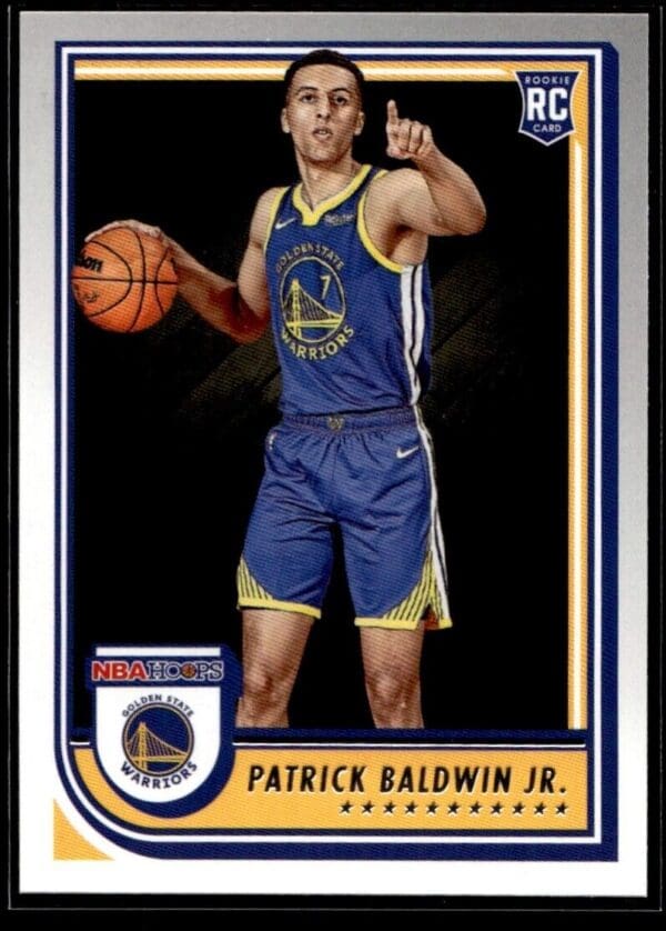 2022 NBA Hoops Golden State Warriors #257 Patrick Baldwin Jr. RC Rookie