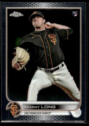 2022 Topps Chrome Sammy Long Rookie San Francisco Giants #59