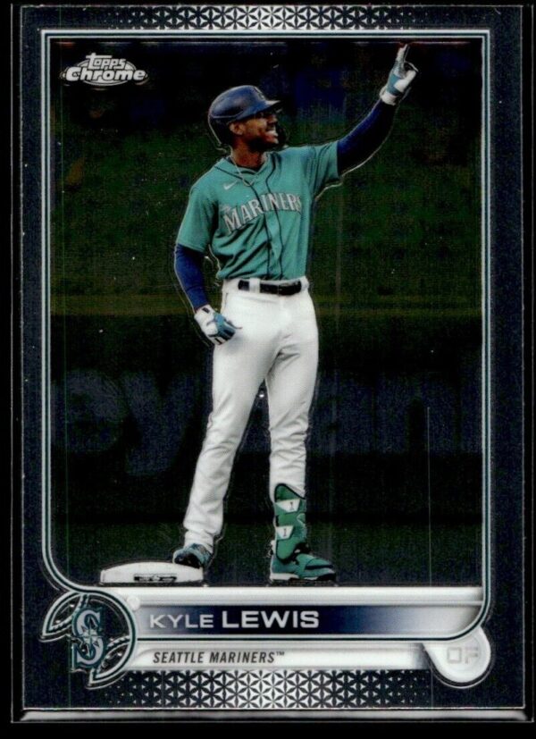 2022 Topps Chrome Kyle Lewis Seattle Mariners #102