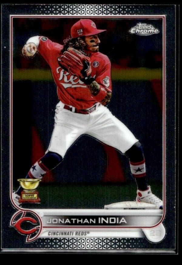 2022 Topps Chrome Jonathan India Cincinnati Reds #182