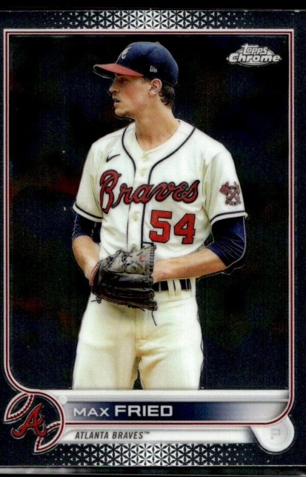 _10 2022 Topps Chrome Max Fried Atlanta Braves #75