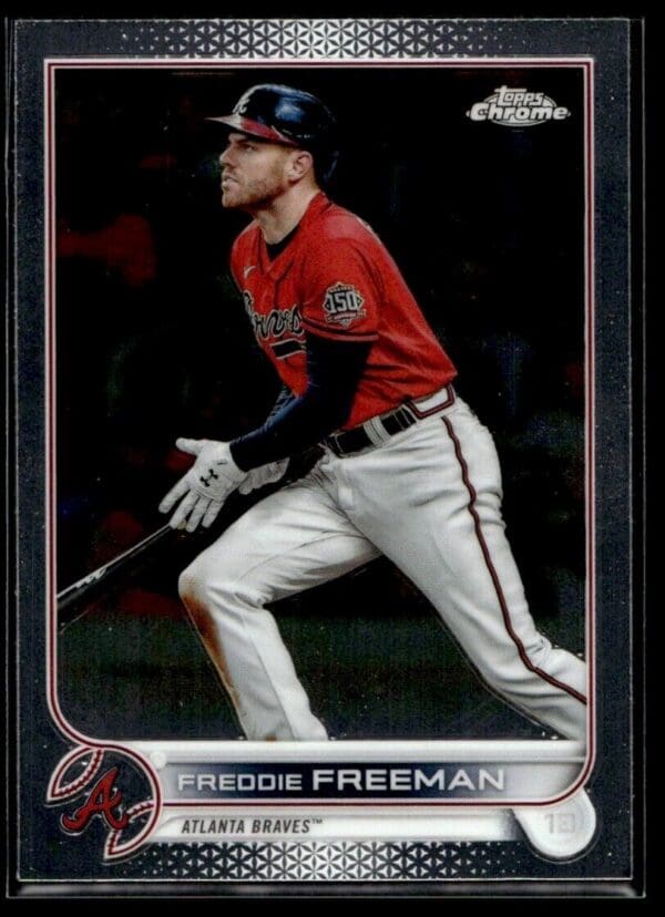 2022 Topps Chrome Freddie Freeman Atlanta Braves #14