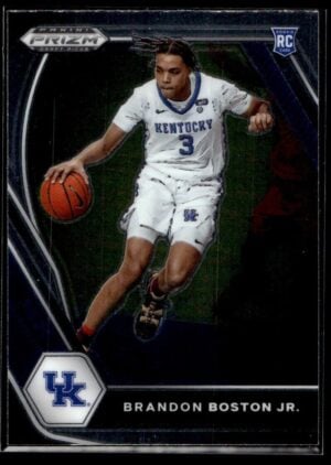 2021 Panini Prizm Draft Picks Kentucky Wildcats #24 Brandon Boston Jr. RC Rookie