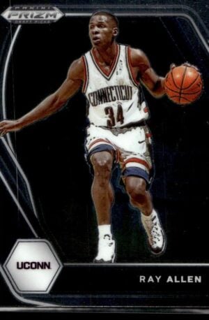 2021 Panini Prizm Draft Picks Connecticut Huskies #91 Ray Allen