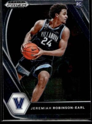 2021 Panini Prizm Draft Picks Villanova Wildcats #43 Jeremiah Robinson-Earl RC R