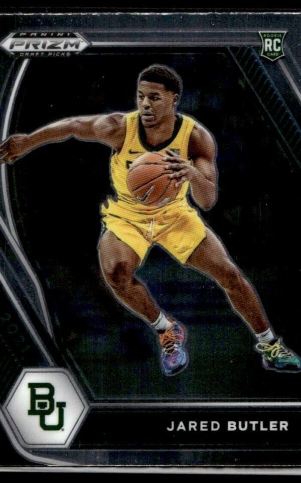 _10 2021 Panini Prizm Draft Picks Baylor Bears #30 Jared Butler RC Rookie