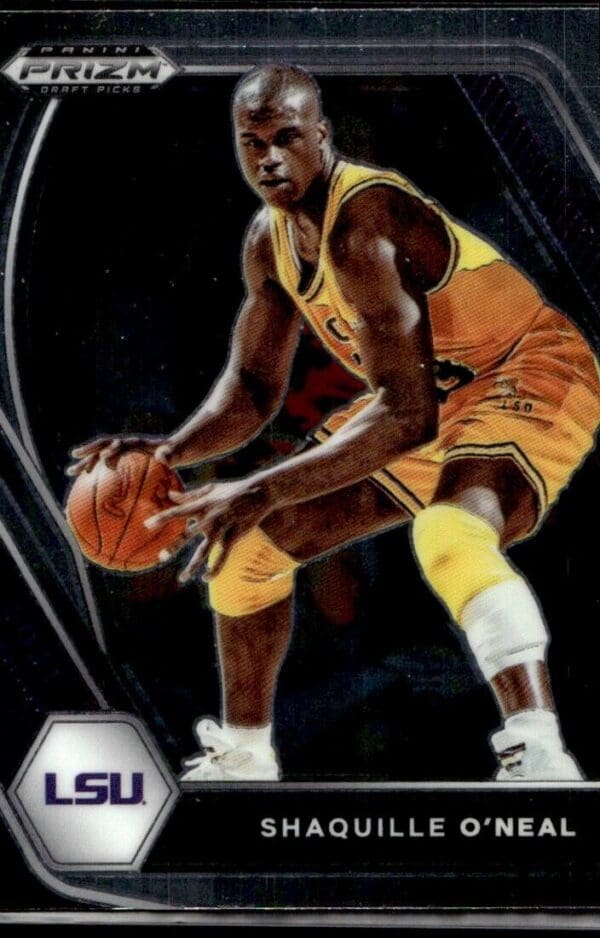 2021 Panini Prizm Draft Picks LSU Tigers #84 Shaquille O'Neal 1