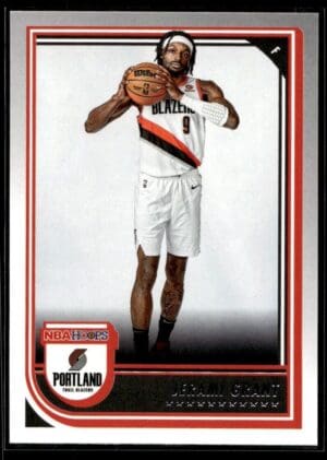 2022 NBA Hoops Portland Trail Blazers #60 Jerami Grant