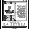 2022 NBA Hoops Portland Trail Blazers #60 Jerami Grant