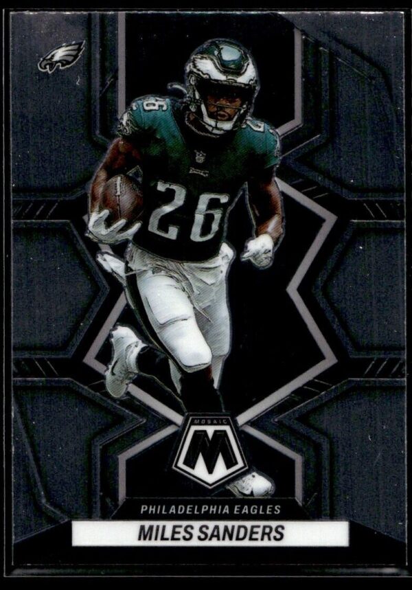 _10 2022 Panini Mosaic Philadelphia Eagles #157 Miles Sanders
