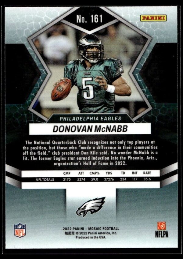 2022 Panini Mosaic Philadelphia Eagles #161 Donovan McNabb