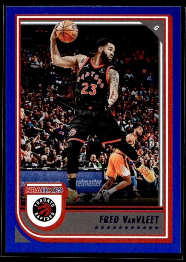 2022 NBA Hoops Toronto Raptors #38 Fred VanVleet Blue