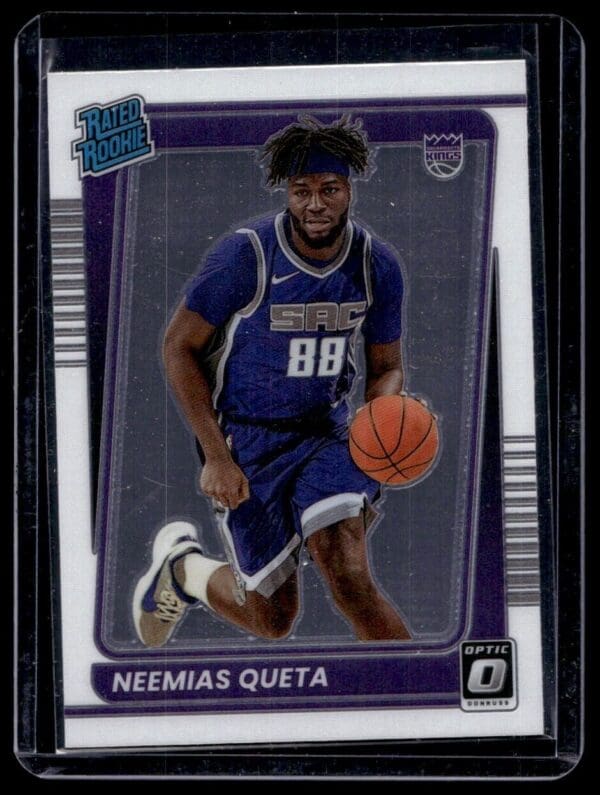 2021 Donruss Optic Sacramento Kings #156 Neemias Queta RC Rookie