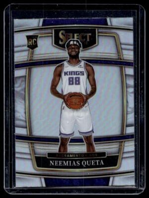 _10 2021 Panini Select Sacramento Kings #72 Neemias Queta RC Rookie Silver Refractor
