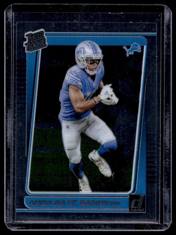 2022 Donruss Clearly Detroit Lions #84 Amon-Ra St. Brown