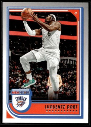 _10 2022 NBA Hoops Oklahoma City Thunder #202 Luguentz Dort