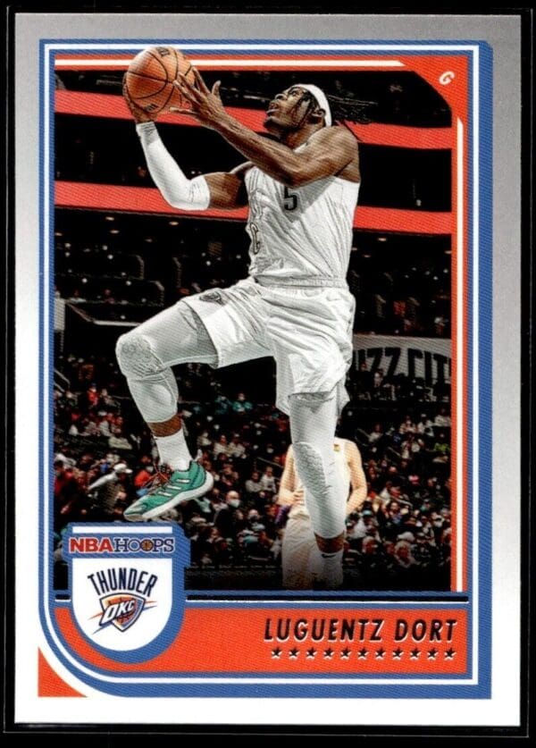 2022 NBA Hoops Oklahoma City Thunder #202 Luguentz Dort