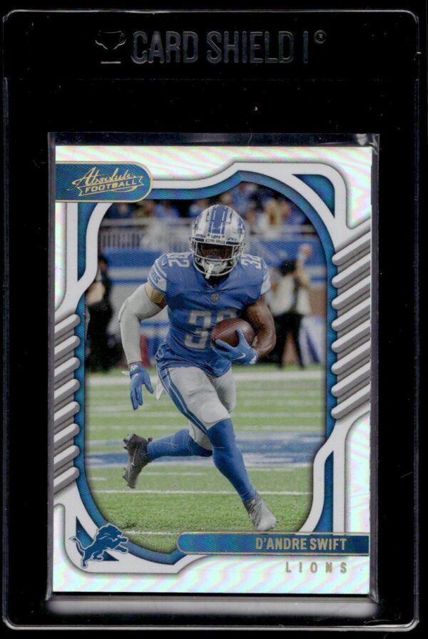 2022 Panini Absolute Detroit Lions #42 D'Andre Swift Silver foil