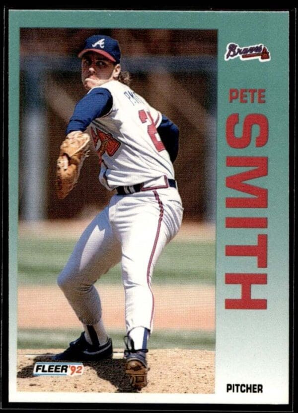1992 Fleer Atlanta Braves #370 Pete Smith
