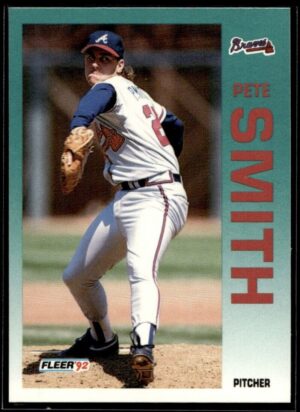 1992 Fleer Atlanta Braves #370 Pete Smith