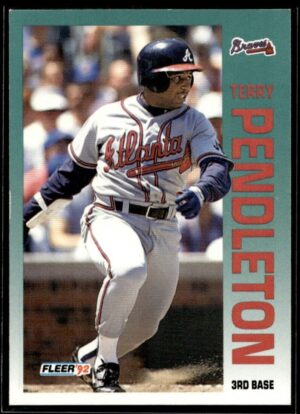 1992 Fleer Atlanta Braves #366 Terry Pendleton