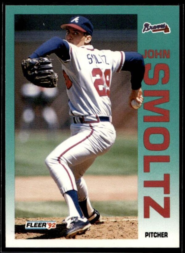 1992 Fleer Atlanta Braves #371 John Smoltz