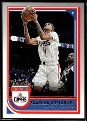 2022 Hoops Los Angeles Clippers #185 Brandon Boston Jr.