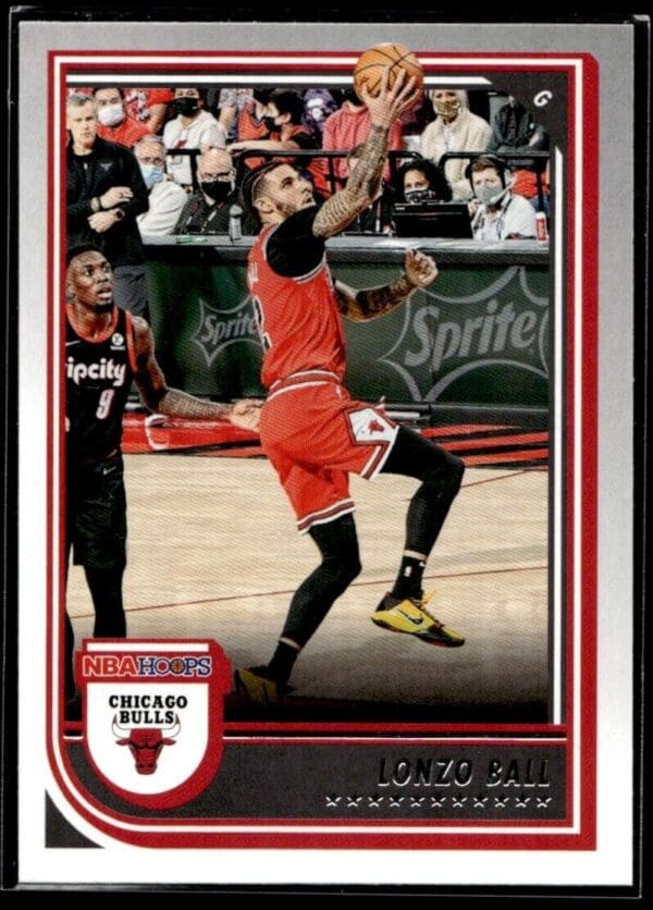 2022 Hoops Chicago Bulls #76 Lonzo Ball