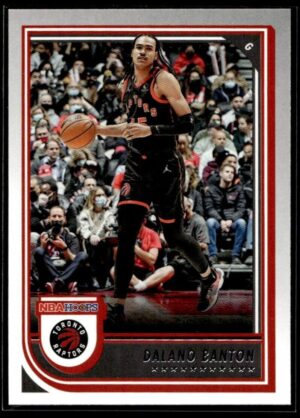 _10 2022 Hoops Toronto Raptors #43 Dalano Banton