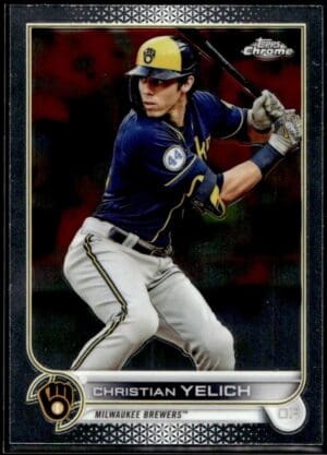2022 Topps Chrome Milwaukee Brewers #210 Christian Yelich