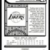 2022 NBA Hoops Los Angeles Lakers #262 Max Christie RC Rookie