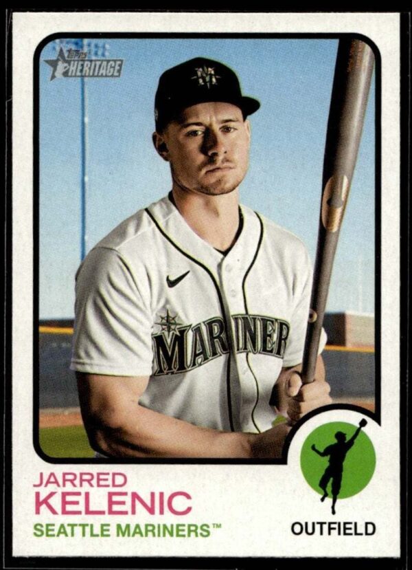 2022 Topps Heritage Seattle Mariners #96 Jarred Kelenic