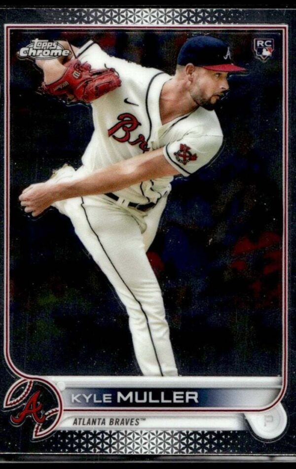 2022 Topps Chrome Atlanta Braves #70 Kyle Muller RC Rookie