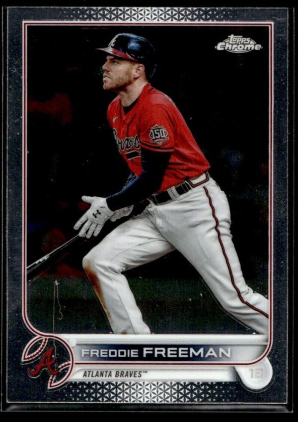 2022 Topps Chrome Atlanta Braves #14 Freddie Freeman