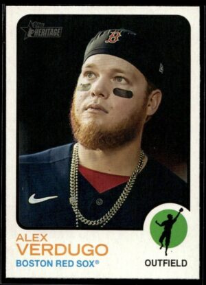 _10 2022 Topps Heritage Boston Red Sox #81 Alex Verdugo