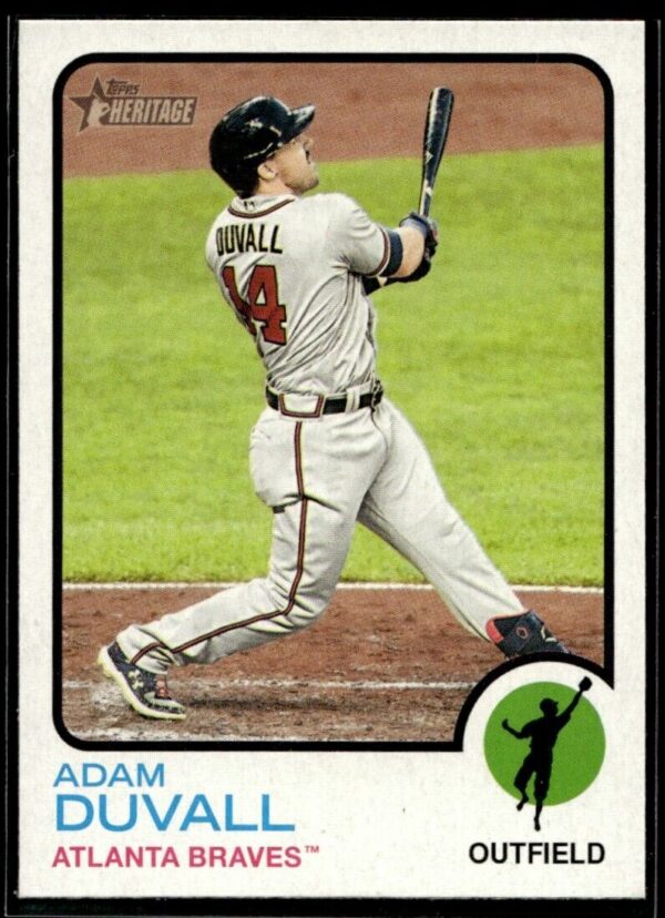 2022 Topps Heritage Atlanta Braves #93 Adam Duvall