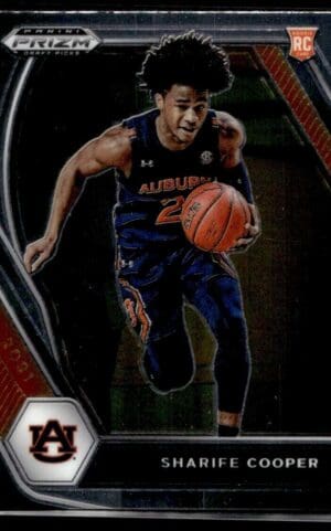 _10 2021 Panini Prizm Draft Picks Auburn Tigers #26 Sharife Cooper RC Rookie