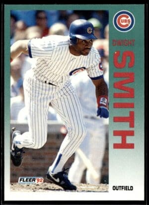 1992 Fleer Chicago Cubs #392 Dwight Smith