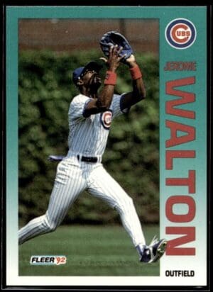 1992 Fleer Chicago Cubs #396 Jerome Walton
