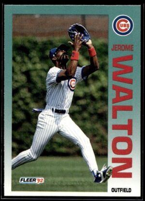 1992 Fleer Chicago Cubs #396 Jerome Walton